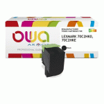 TONER REMANUFACTURÉ OWA - HAUTE CAPACITÉ - NOIR - POUR LEXMARK 70C2HK0 - TONER COMPATIBLE