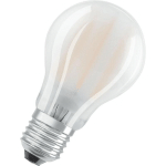 OSRAM - 3X LED BASE CLASSIC A75, AMPOULES LED À FILAMENT DÉPOLI EN VERRE POUR CULOT E27, FORME AMPOULE, BLANC CHAUD (2700K), 1055 LUMENS, REMPLACE