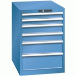 ARMOIRE BLEU CAP. 564X725X800 AVEC 6 TIR. 75KG _ 78.522.040 - LISTA