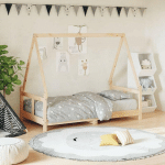 CADRE DE LIT POUR ENFANT 80X160 CM BOIS DE PIN MASSIF