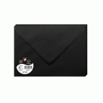 LOT DE 2 - PAQUET DE 20 ENVELOPPES POLLEN 162X229MM 120G/M² - NOIR