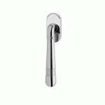 POIGNÉE DE FENÊTRE MONTMARTRE F2704 ROSACE OVALE -OSCILLO-BATTANT -CHROMÉ KARCHER DESIGN