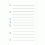 RECHARGE EXATIME 17 TRAVERS BLANC - EXACOMPTA