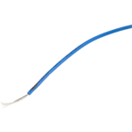 FILS DE CONNEXION RS PRO UL1007, 7 0,08 MM² 28 AWG, 300 V, PVC BLEU, 100M ( PRIX POUR BOBINE DE 100 MÈTRES )