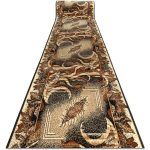 TAPIS DE COULOIR BCF LIŚĆ BEIGE (AGAWA) 60 CM BEIGE 60X420 CM