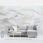 PAPIER PEINT INTISSÉ PREMIUM - ABSTRACT 3D OPTICS - MURAL FORMAT PAYSAGE DIMENSION HXL: 190CM X 288CM