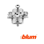 BLUM - CRUZ ZAMAK BASE CLIP TOP 6MM C-EXC. EURO TLLO - PLAQUÉ NICKEL