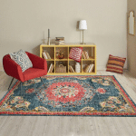 JADOREL - 120X170 - TAPIS ORIENT STYLE OLCA ROUGE 120X170 OEKO TEX® EN POLYPROPYLÈNE DOUX ET SOYEUX - ROUGE