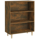 BUFFET CHÊNE FUMÉ 69,5X32,5X90 CM BOIS D'INGÉNIERIE