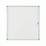 VITRINE INTÉRIEURE ACIER LAQUÉ PORTE BATTANTE CADRE ALUMINIUM BI-OFFICE ENCLORE -12 FEUILLES