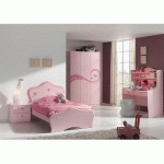 CHAMBRE COMPLETE LIZZY LAQUÉ ROSE