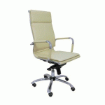 FAUTEUIL DE BUREAU YESTE - DOSSIER HAUT - BLANC CRÈME