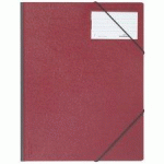 LOT DE 3 - CHEMISE À ÉLASTIQUES PREMIUM, A4, ROUGE