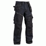 PANTALON DE TRAVAIL X1500 CORDURA® DENIM MARINE/NOIR TAILLE 40C - BLAKLADER