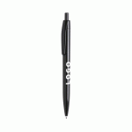 STYLO BILLE RÉTRACTABLE UNI PUBLICITAIRE NOIR - MARQUAGE 1 COULEUR