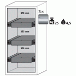 ARMOIRE SÉCURITÉ S-PEGASUS-90 S90.129.060.WDACR GRIS CLAIR - ASECOS