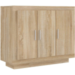 VIDAXL - BUFFET CHÊNE SONOMA 92X35X75 CM BOIS D'INGÉNIERIE