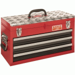 CAISSE À OUTILS MÉTALLIQUE À 3 TIROIRS 310X455X192MM - BAHCO