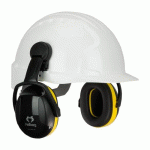 COQUILLES ANTIBRUIT SECURE 1 POUR CASQUE DE CHANTIER -PAR PAIRE -JAUNE PIP