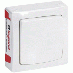 INTERRUPTEUR - SIMPLE - VA-ET-VIENT - COMPLET - EN SAILLIE - BLANC