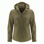JAMES HARVEST LODGETOWN VESTE SOFTSHELL FEMMES VERT MOUSSE - TAILLE S