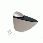 SUPPORT POUR ÉTAGÈRE EN BOIS OU VERRE - NICKEL MAT - LOT DE 2 - AZOR EMUCA
