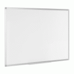 TABLEAU BLANC MAGNÉTIQUE AYDA BI-OFFICE, SURFACE EN ACIER CÉRAMIQUE, CADRE EN ALUMINIUM, 120 X 90 CM