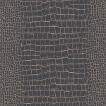 PAPIER PEINT NOIR ET DORÉ CHAMBRE ADULTE | PAPIER PEINT CROCODILE MODERNE | TAPISSERIE MOTIF PEAU DE CROCODILE TENDANCE POUR SALON - 10,05 X 0,53 M