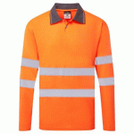 LOT DE 2 - PORTWEST ES277 ES1 ESSENTIAL POLO HAUTE VISIBILITÉ M/L ORANGE - TAILLE 6XL