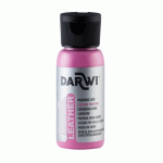 LOT DE 4 - DARWI FLACON DE 50 ML DE PEINTURE SUR CUIR - ROSE
