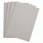 LOT DE 5 - ETIVAL COLOR PAQUET 5F A4 160G - GRIS