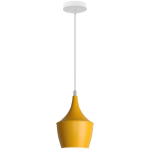 LUSTRE SUSPENSION MODERNE CRÉATIVE E27 LAMPE SUSPENSION DÉCORATIF FER CHAMBRE SALON (JAUNE) - JAUNE