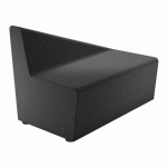 MODULE IZAKI - CHAUFFEUSE 2 PLACES/DOS INCLINÉ À GAUCHE ANTHRACITE