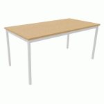 TABLE DE RÉUNION TREFF 160 X 80 HÊTRE / BLANC