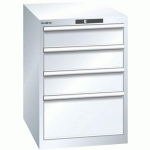 ARMOIRE BLANC PUR 564X725X850 AVEC 4 TIR. 75KG _ 78.525.110 - LISTA