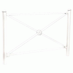 BARRIÈRE PROVINCE ROSACE 1.57 M AGORA - ZINC BLANC 9010 - PROCITY