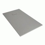 HUDSON REED - RECEVEUR DE DOUCHE RECTANGULAIRE 17080CM - GRIS CLAIR EFFET PIERRE