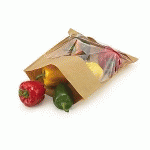 SAC PAPIER LIASSÉ AVEC FENÊTRE 28 X 35 CM