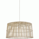 SUSPENSION THAYA FORME DÔME EN ROTIN NATUREL - MANUTAN COLLECTIVITÉS