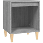 TABLE DE CHEVET SONOMA GRIS 40X35X50 CM