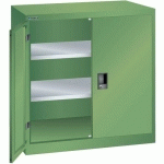 ARMOIRE VERT 1000X580X1000 AVEC 2 RAYONS AMO. _ 58.656.030 - LISTA