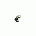 ROUE DOUBLE GALET 50MM À OEIL TROU 10MM PIVOTANTE - AVL - 590313A
