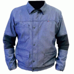 BLOUSON DE TRAVAIL - HOMME - DENIM - TAILLE 1 L