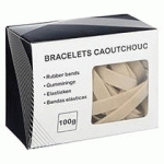 BRACELETS CAOUTCHOUC 180 MM - BOÎTE DE 100 G