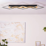 BRILLIANT PLAFONNIER LED WOODBRIDGE, À TROIS LAMPES