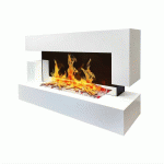 CHEMINÉE ÉLECTRIQUE DÉCORATIVE - EFFET FLAMMES - QUARTZ CHEMIN' ARTE