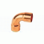 COUDE CUIVRE 90° GRAND RAYON F/F À SOUDER 2ACU - DIAMÈTRE 18 MM BRICOZOR