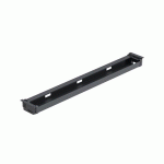GOULOTTE PASSE-CÂBLES EN ACIER RÉGLABLE EN HAUTEUR - BUREAU STEELFORCE - NOIR HETTICH