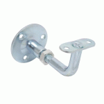 LOT DE 10 SUPPORT DE RAMPE À VISSER COUDÉS RÉGLABLES - ZINGUÉ BLANC TORBEL