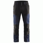 PANTALON DE TRAVAIL SERVICES STRETCH MARINE FONCÉ/NOIR TAILLE 56 - BLAKLADER